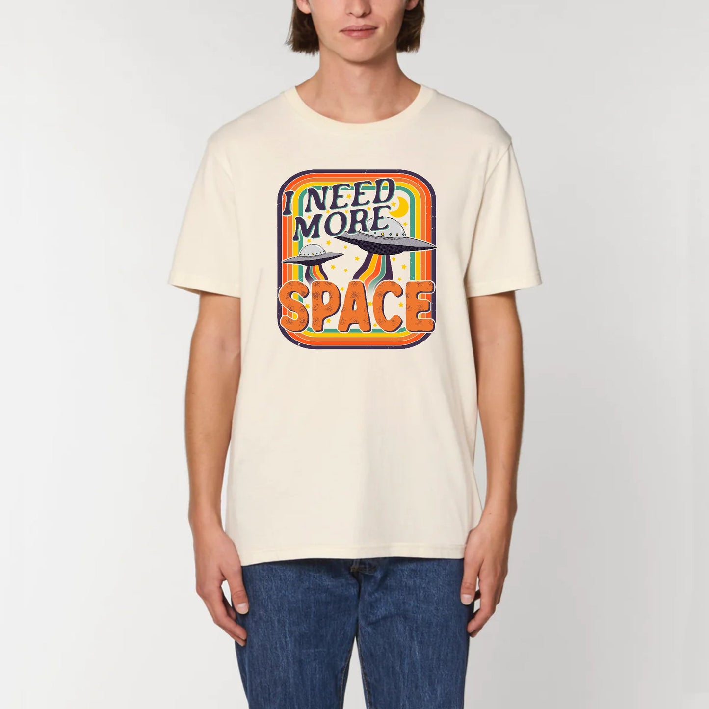 I need more Space - Bombs in the Sky - Stanley/Stella Creator - DTG - sustainable streetwear